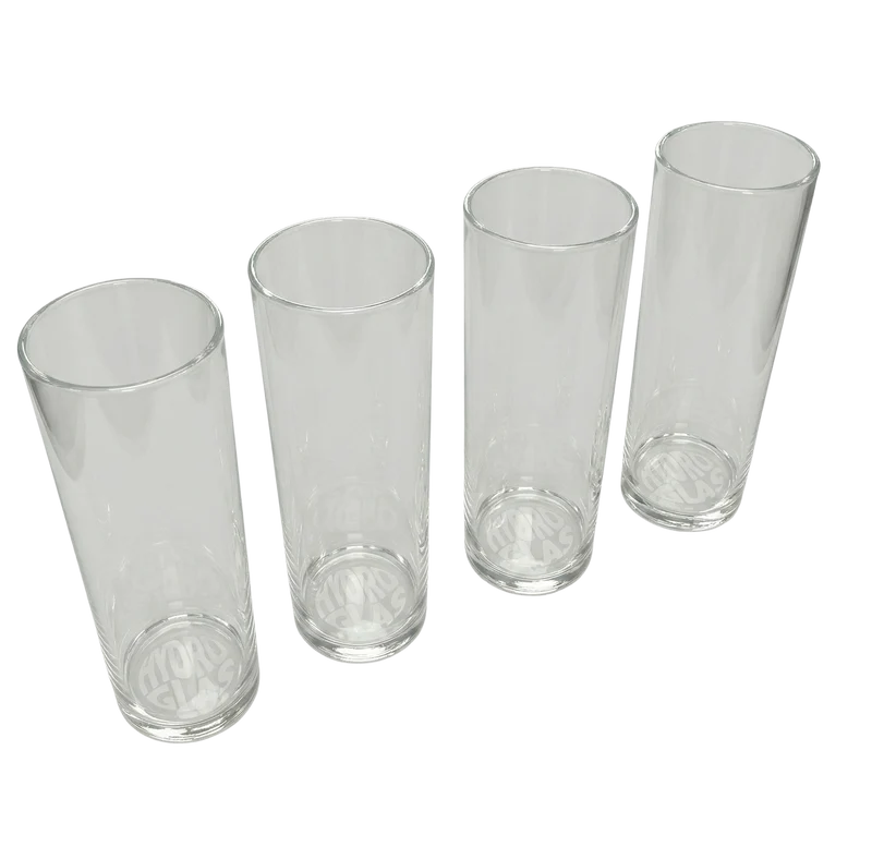 Set da 4 bicchieri da 1 litro senza coperchio